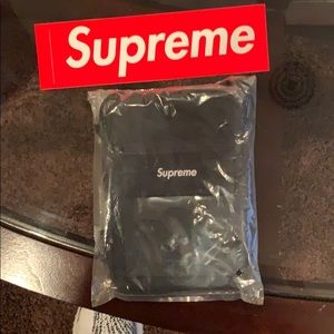 SOLD Supreme black utility pouch